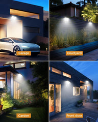 Security Lights Outdoor PIR Motion Sensor 10W LED Floodlight Waterproof for Garden Garage Patio