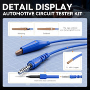VDIAGTOOL V200 PRO Upgrade Kit Automotive Power Circuit Probe Tester with 30PCS Back Probe,12/24V Car Electric Open Short Circuit Break Finder,AC/DC Voltage Component Relay Fuse Test 40Ft Cable Tracer