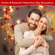 Valentine Heart Fairy String Lights 10ft with Red LED Glow – Battery Powered Romantic Decor