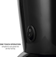 Andrew James 1200W Hot Air Popcorn Maker Machine with 8 Cinema Boxes – Black