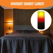 Sunset Night Light – Dawn & Dusk Simulation Lamp, 10x23cm Ambient Glow for Desk, Room Décor, Nightstand, or Studio
