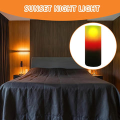 Sunset Night Light – Dawn & Dusk Simulation Lamp, 10x23cm Ambient Glow for Desk, Room Décor, Nightstand, or Studio