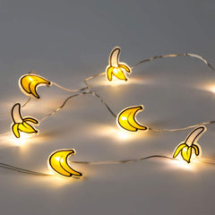 Banana Fairy Lights – Battery Powered String Lights for Fun and Creative Decor