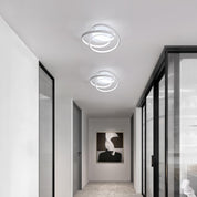 LED Ceiling Light 40W – Modern Round Creative Ceiling Lamp, 6500K Cool White Aluminum Fixture for Living Room, Bedroom, Kitchen