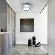 Modern Crystal Ceiling Light Flush Mount LED Fixture for Home