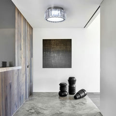 Modern Crystal Ceiling Light Flush Mount LED Fixture for Home