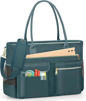 Women’s 15.6" Laptop Tote Bag – Teacher, Nurse & Work Briefcase with Insulated Pocket