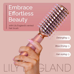 Professional Vented Hair Brush – Detangling Blow Dry Brush for All Hair Types