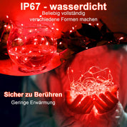 Mini Red party Fairy Lights