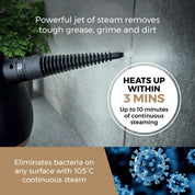 Tower THS10 Handheld Steam Cleaner – 1050W, 250ml