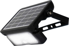 LED Solar Guardian PIR Floodlight 550LM IP65 4000K Black, 5 W Tungsten