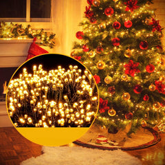 Christmas Fairy String Lights – 1000 LED 25m Warm White, Plug-In for Outdoor/Indoor Use, IP44, 8 Modes for Tree, Garden, Patio, Balcony, and Bedroom Decor