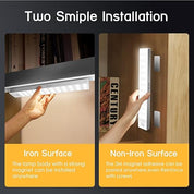 2 pack LED Under Cabinet Lights - 36 LED Motion Sensor Wireless USB Rechargeable 1000mAh Night Light