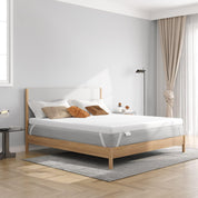 4" Single Memory Foam Mattress Topper – Gel & Bamboo Charcoal Infused, Cooling