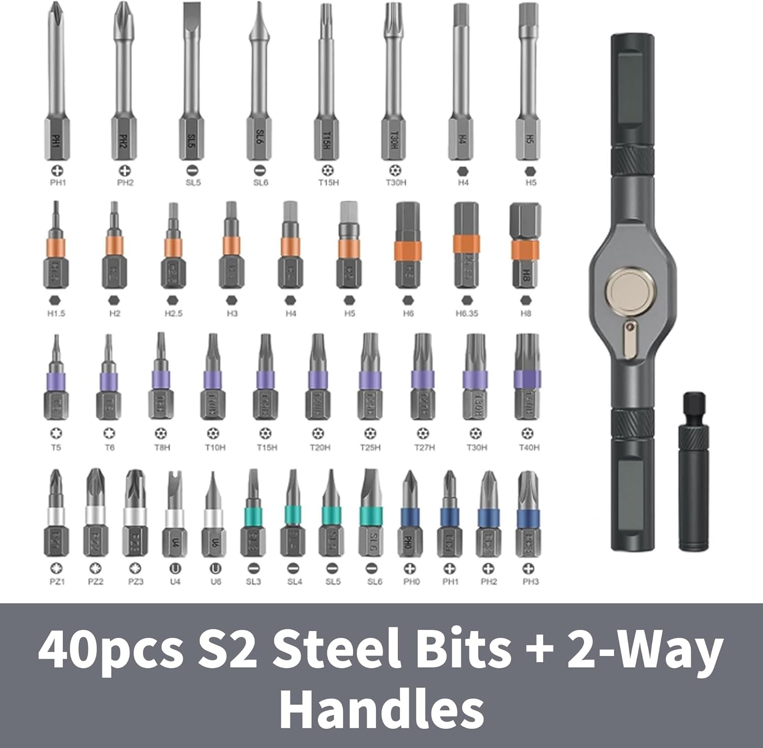 Precision Magnetic Ratchet Screwdriver Set 42 in 1