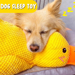 Plush Duck Dog Toy – Squeaky, Soft Puppy Toy for Small, Medium & Large Dogs 35CM