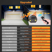 100W LED Security Light PIR Motion Sensor Floodlight Outdoor IP66