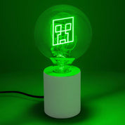 Paladone Minecraft Creeper Decorative LED Neon Bulb Lamp - E27 Glass Lightbulb, Officially Licensed Gamer Gift, Perfect for Bedrooms, Homes, Gaming Room Decor, Green
