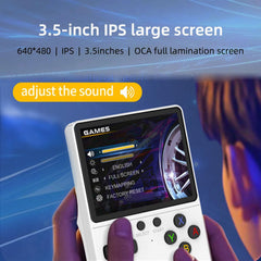 Portable Retro Game Console – 23,000+ Classic Games, 64GB, Family Fun Gift