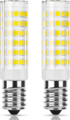 E14 LED Bulb 5W (50W Halogen Equivalent), Cool White 6000K, 550LM, Non-Dimmable, 2 Pack