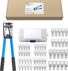 Battery Cable Lug Crimping Tool 6–50mm² Set