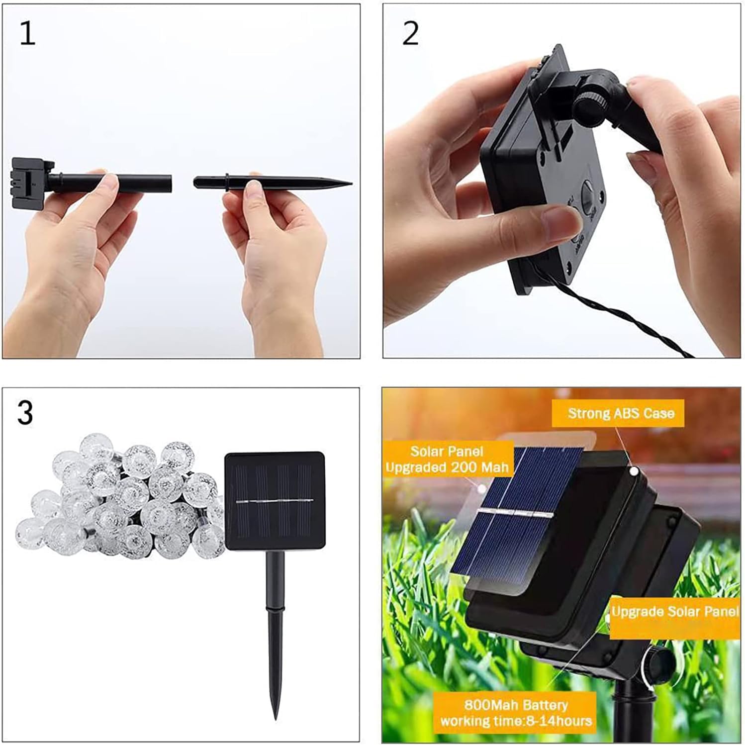 49ft Remote timer fairy lights