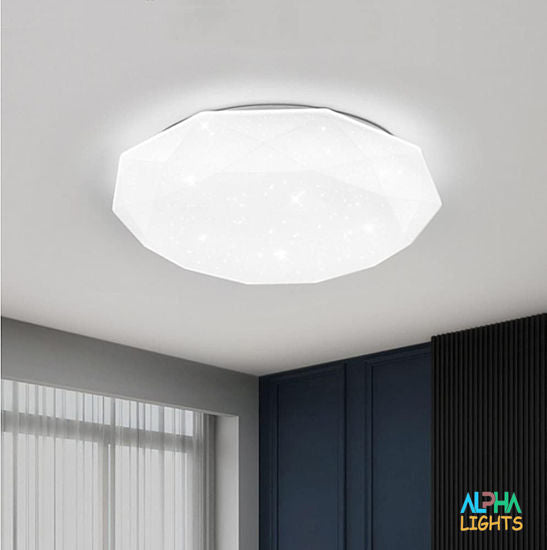 Clerance Sale - 18W Diamond Style flush LED Ceiling Light
