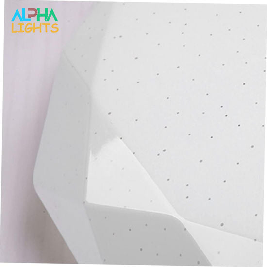 Clerance Sale - 18W Diamond Style flush LED Ceiling Light