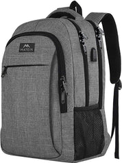 Travel Laptop Backpack 15.6" – Lightweight Anti-Theft USB Charging Work & School Bag