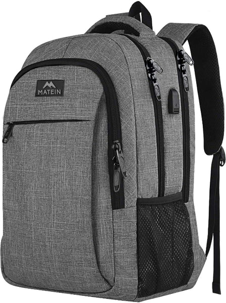 Travel Laptop Backpack 15.6" – Lightweight Anti-Theft USB Charging Work & School Bag