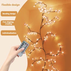 Cherry Blossom Vine Fairy Lights with Remote