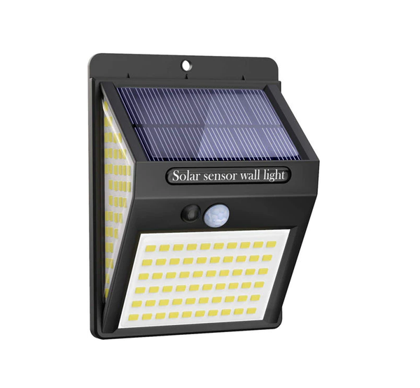 140 LED Security Lights, Solar Motion Sensor Lights 270ºWide Angle Waterproof Solar Powered Wall Lights 3 Modes