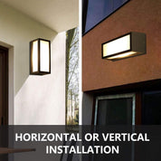 Modern Waterproof Outdoor Wall Light – E27, IP54 Rated