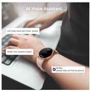 Smart Watch for Women – 1.32" AMOLED Display, Calls, Fitness Tracker, 3ATM Waterproof