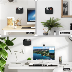 Leather Car Seat Gap Filler Organizer – Universal Side Pocket Storage Pouch (Black)