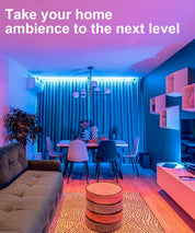 10M RGB LED Strip Lights, Music Sync, Remote & App