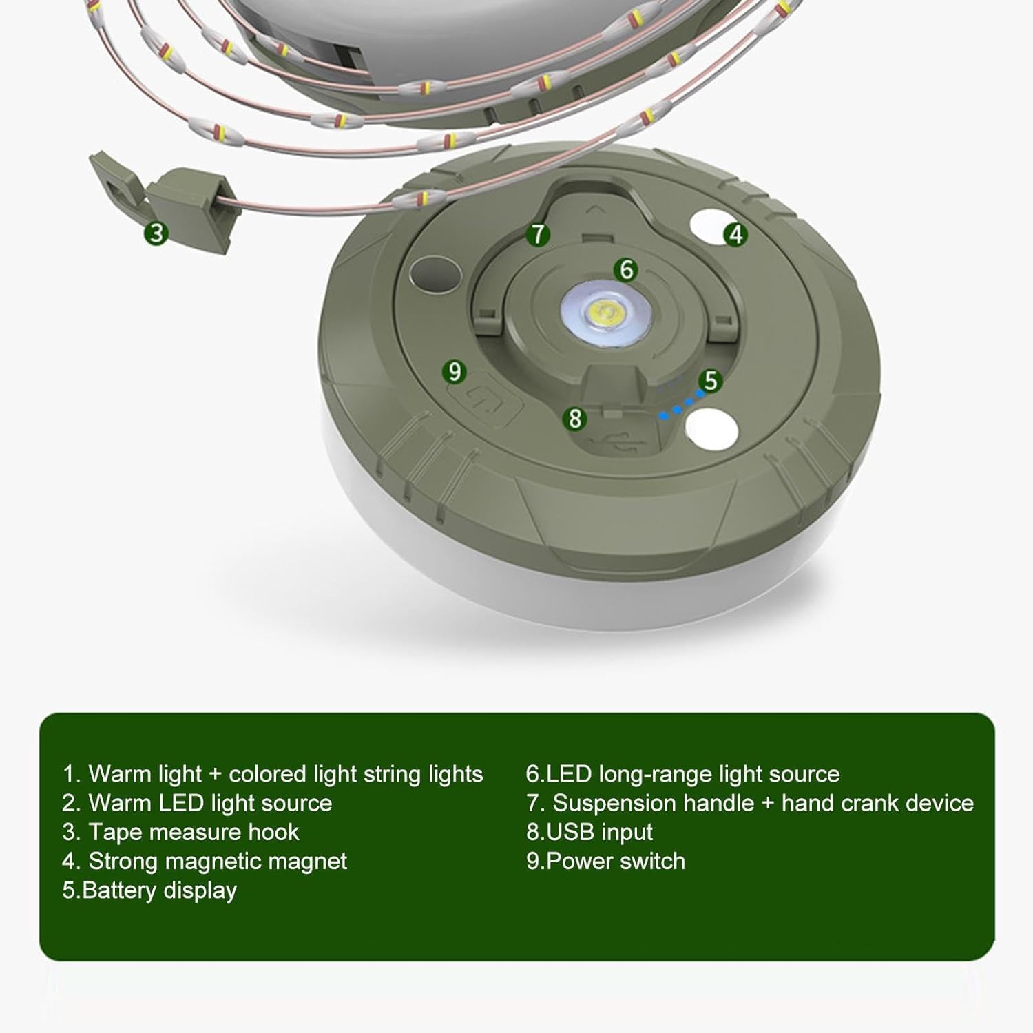 Rechargeable LED String Lights – Waterproof & Colorful