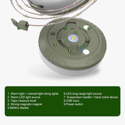 Rechargeable LED String Lights – Waterproof & Colorful