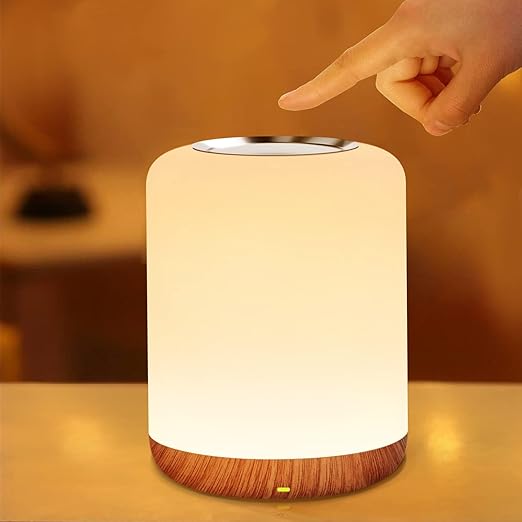Rechargeable RGB Night Light with Touch Control Lamp