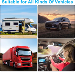 Leather Car Sun Visor Organizer – Multi-Pocket Sunglasses, Card & Document HolderLeather Car Sun Visor Organizer – Multi-Pocket Sunglasses, Card & Document Holder