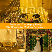 40M Fairy Lights – 400 LEDs, Waterproof, Timer, Dimmable