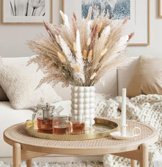 85Pcs Dried Pampas Grass Artificial Decorative Flowers