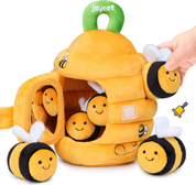 JoyCat Baby Beehive Toy with 5 Sensory Bees – Montessori Gift for Babies 6-12M & Toddlers