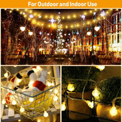 Battery Globe Fairy Lights with Remote, 100 LEDs, 10M