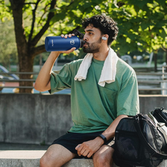 Vacuum Insulated Stainless Steel Water Bottle with Straw & Spout Lids