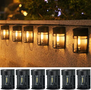 Retro Solar Fence Lights – 6 Pack Warm White