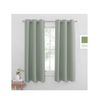 Thermal Insulated Kids Curtains – 42x54 Inch Greyish White Eyelet Drapes, 2 Panels