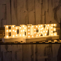 LED Light Up HOME Sign Decorative Night Lamp