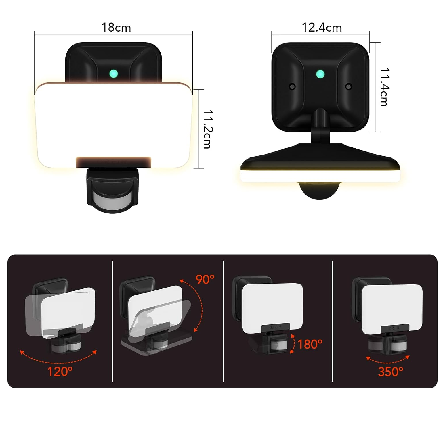 Motion Sensor Security Floodlight