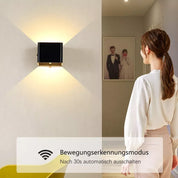 Modern Indoor LED Wall Lamp – Warm White Light, Wall Mounted, IP44 Rated